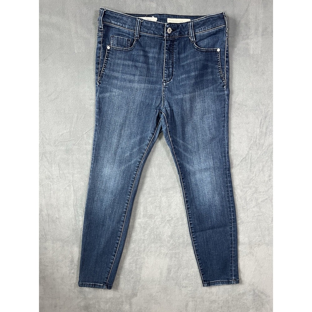 Anthropologie Pilcro And The Letterpress High‎ Rise Denim Legging Size 31